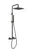 Картинка анонса товара «душевая система webert pegaso pe980507560metal, черный»