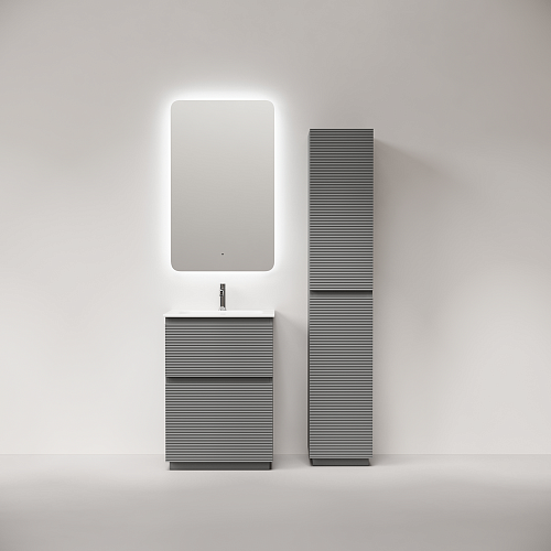 Тумба под раковину SANCOS Folk Floor FL60FES 590х445х850 Ergraut soft, напольная Тумба под раковину SANCOS Folk Floor FL60FES 590х445х850 Ergraut soft, напольная