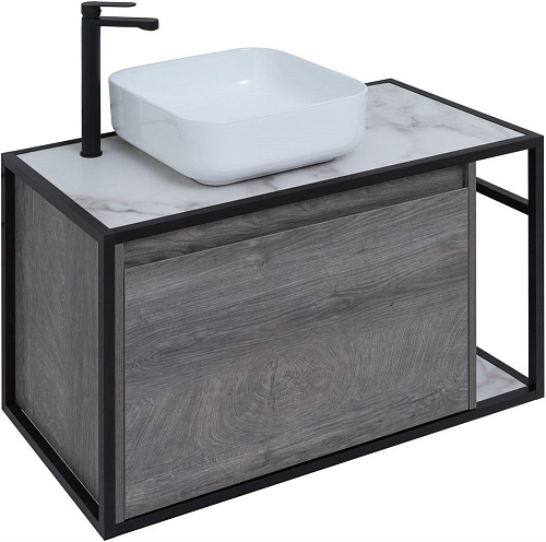 Тумба под раковину Aquanet Nova Lite Loft 90 L дуб рошелье 00261656 Тумба под раковину Aquanet Nova Lite Loft 90 L дуб рошелье 00261656