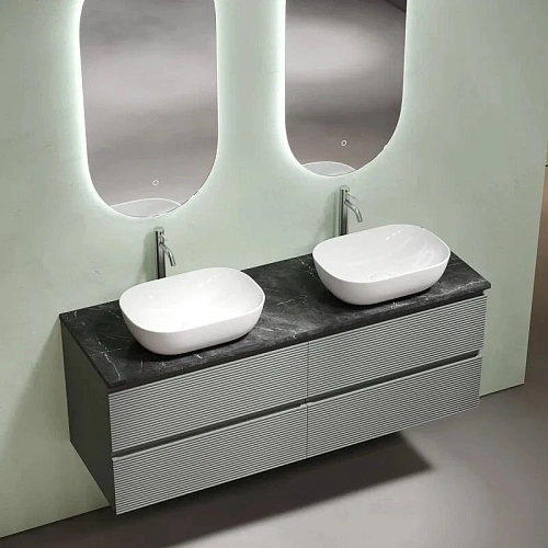 Столешница Sancos Black Sky TT140A1X из керамогранита 1400х460 c отверстием под смеситель Столешница Sancos Black Sky TT140A1X из керамогранита 1400х460 c отверстием под смеситель