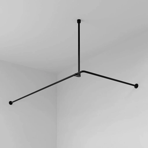 Карниз для ванны WasserKRAFT Elbe SC-729018 черный Карниз для ванны WasserKRAFT Elbe SC-729018 черный