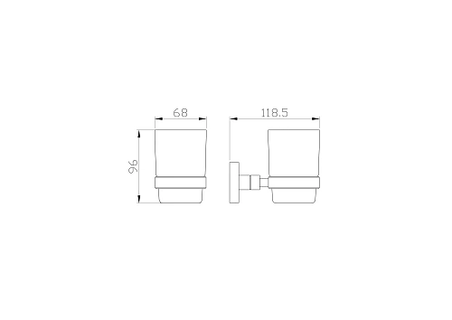 Стакан Wonzon & Woghand темное золото (WW-8921-DG) Стакан Wonzon & Woghand темное золото (WW-8921-DG)
