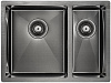 Картинка анонса товара «кухонная мойка paulmark zusat pm225944-gml вороненая сталь левая pvd 590х440мм»