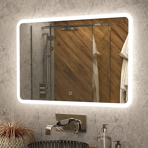 Зеркало Orange Nature ON-100ZE с LED подсветкой и сенсорной кнопкой Зеркало Orange Nature ON-100ZE с LED подсветкой и сенсорной кнопкой