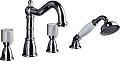 Смеситель на борт ванны Boheme ROYAL 396-Royal 4 отверстия, хром Смеситель на борт ванны Boheme ROYAL 396-Royal 4 отверстия, хром