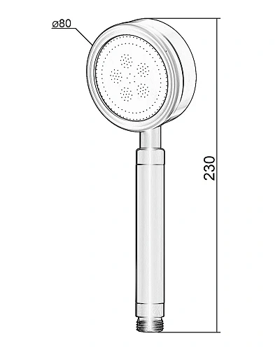 Душевая лейка Orange LM33PDb 1 режим, черный Душевая лейка Orange LM33PDb 1 режим, черный