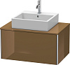 Картинка анонса товара «тумба под раковину duravit xsquare xs490006161 80 см коричнево-оливковый глянцевый»