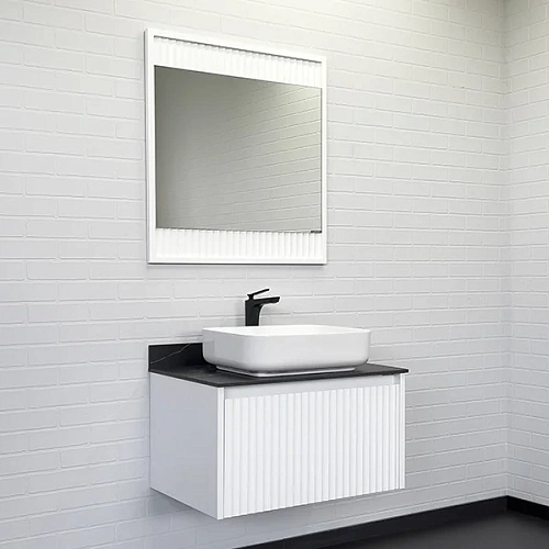 Тумба с раковиной Comforty Марсель-75 00-00013395 белый матовый со столешницей под мрамор Калакатта Блэк c раковиной Comforty T-Y9378 Тумба с раковиной Comforty Марсель-75 00-00013395 белый матовый со столешницей под мрамор Калакатта Блэк c раковиной Comforty T-Y9378