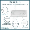 Ванна чугунная Delice Biove 1700х750 без ручек с антискользящим покрытием DLR220509-AS Ванна чугунная Delice Biove 1700х750 без ручек с антискользящим покрытием DLR220509-AS