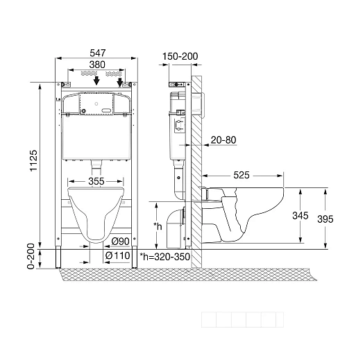 Комплект унитаза Roca Victoria 893105010 Rimless с инсталляцией;сиденьем дюропласт;без панели смыва Комплект унитаза Roca Victoria 893105010 Rimless с инсталляцией;сиденьем дюропласт;без панели смыва