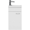 Картинка анонса товара «тумба с раковиной aquanet нота 40 l (moduo) белый 00254044»