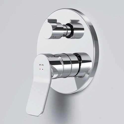 Переключатель потоков AM.PM X-Joy F85A55000 встраиваемый на 3 потребителя, хром Переключатель потоков AM.PM X-Joy F85A55000 встраиваемый на 3 потребителя, хром