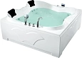 Акриловая ванна Gemy G9089 K L 187x187 квадратная левая, гидромассажная Акриловая ванна Gemy G9089 K L 187x187 квадратная левая, гидромассажная