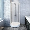 Душевой уголок Radomir Стронг 110х110 1-09-1-0-0-1821 стекла матовые, профиль белый