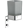 Картинка анонса товара «полотенцедержатель boch mann bm10663 cr-d01-06 из нержавеющей стали со стаканом для зубных щеток, хром»