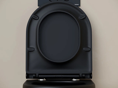 Унитаз подвесной Ceramica Nova UP CN4007MB черный матовый Унитаз подвесной Ceramica Nova UP CN4007MB черный матовый