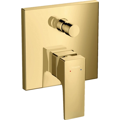 Смеситель для ванны Hansgrohe Metropol настенный скрытый с рычаговой рукояткой, 32545990, шлиф.золот Смеситель для ванны Hansgrohe Metropol настенный скрытый с рычаговой рукояткой, 32545990, шлиф.золот