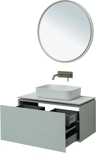 Тумба под раковину Allen Brau Infinity 1.21002.PWM 85 рapyrus white matt Тумба под раковину Allen Brau Infinity 1.21002.PWM 85 рapyrus white matt