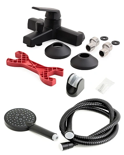 Смеситель для ванны OneLife P02-300b черный Смеситель для ванны OneLife P02-300b черный