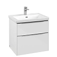 Тумба под раковину Villeroy & Boch Subway 3.0 с подсветкой Brilliant White / Brilliant White C576L0V C576L0VE Тумба под раковину Villeroy & Boch Subway 3.0 с подсветкой Brilliant White / Brilliant White C576L0V C576L0VE