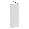 Душевая перегородка AM.PM X-Joy W94UWI-80-F1-BTE 80x195, стекло прозрачное 8 мм с покрытием, профиль черный