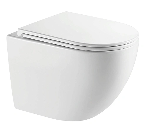 Унитаз подвесной AQUAme AQM2014PRO сиденье SoftClose, технология смыва Invisible, скрыт крепеж. 520х360х400 Унитаз подвесной AQUAme AQM2014PRO сиденье SoftClose, технология смыва Invisible, скрыт крепеж. 520х360х400