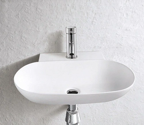 Раковина CeramaLux 9234 накладная/подвесная, белый Раковина CeramaLux 9234 накладная/подвесная, белый