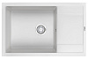 Картинка анонса товара «кухонная мойка granula 7805, арктик (белый), кварц 780х500»
