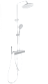 Душевая система Wonzon & Woghand с термостатом, белый матовый (WW-B3580-MW) Душевая система Wonzon & Woghand с термостатом, белый матовый (WW-B3580-MW)