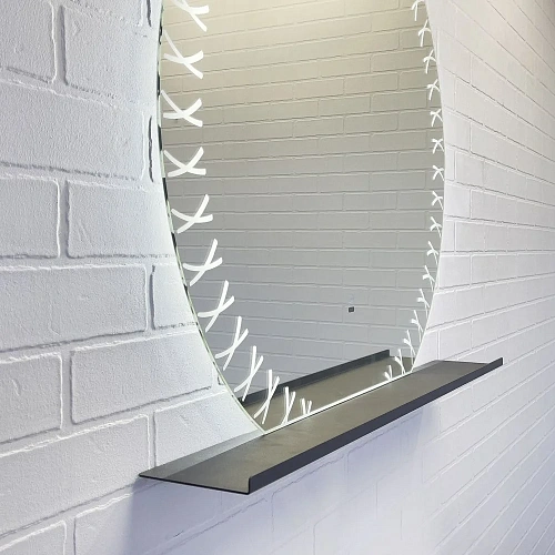 Зеркало Comforty Арзамас 80 00-00014152 LED-подсветка, бесконтактный сенсор, полка-графит Зеркало Comforty Арзамас 80 00-00014152 LED-подсветка, бесконтактный сенсор, полка-графит