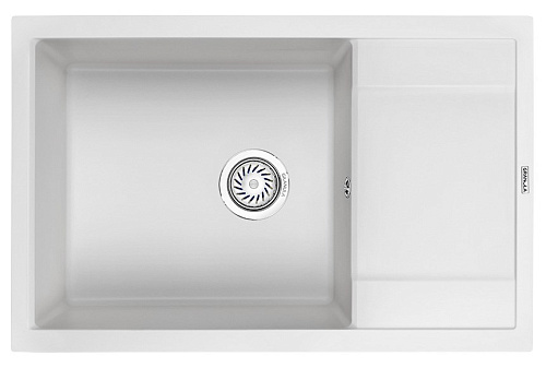 Кухонная мойка Granula 7805, АРКТИК (БЕЛЫЙ), кварц 780х500 Кухонная мойка Granula 7805, АРКТИК (БЕЛЫЙ), кварц 780х500