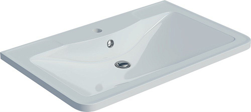 Тумба с раковиной STWORKI Монтре 70 белая 432018 Тумба с раковиной STWORKI Монтре 70 белая 432018