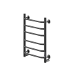 Полотенцесушитель электрическийкабельный Ника WAY-3 60/40 RAL9005 черный матовый U
