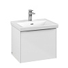 Картинка анонса товара «тумба под раковину villeroy &amp; boch subway 3.0 с подсветкой brilliant white / brilliant white c579l0v c579l0ve»