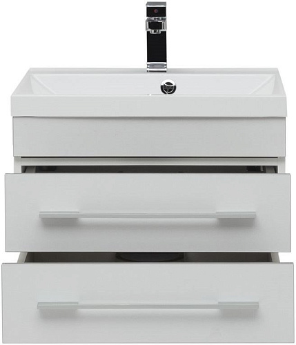 Тумба под раковину Aquanet Верона 58 New белый матовый 00272423 Тумба под раковину Aquanet Верона 58 New белый матовый 00272423
