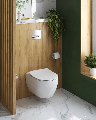 Унитаз подвесной CEZARES COMFORT CZR-191-TH/BS/CZR-2316-SC безободковый с функцией биде с сиденьем Унитаз подвесной CEZARES COMFORT CZR-191-TH/BS/CZR-2316-SC безободковый с функцией биде с сиденьем