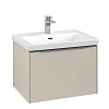 Тумба под раковину Villeroy &amp; Boch Subway 3.0 с подсветкой Cashmere Grey / Cashmere Grey C575L0VN