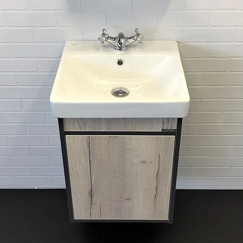 Тумба с раковиной Comforty Вена-45 00-00006653 дуб дымчатый раковина Адриана 45 Тумба с раковиной Comforty Вена-45 00-00006653 дуб дымчатый раковина Адриана 45