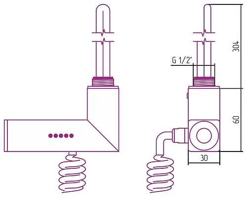 Модуль электрический многофункциональный Сунержа CUBE правый 00-1517-4007 Без покрытия Модуль электрический многофункциональный Сунержа CUBE правый 00-1517-4007 Без покрытия