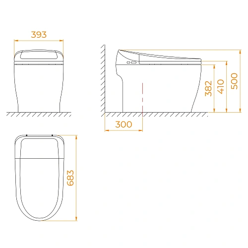 Унитаз SMART RGW SW-31 63420131-01 Унитаз SMART RGW SW-31 63420131-01