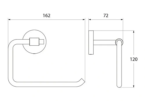 Держатель туалетной бумаги IDDIS Gezanne (L096) Держатель туалетной бумаги IDDIS Gezanne (L096)