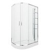 Картинка анонса товара «душевой уголок grossman gr-9120r classic 120x80x185 с поддоном двери раздвижные»