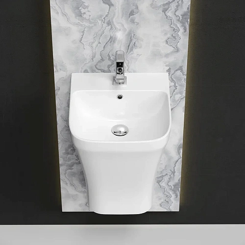 Раковина Ceramica Nova DION CN6067 белый моноблок Раковина Ceramica Nova DION CN6067 белый моноблок