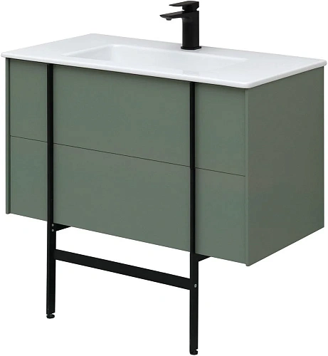 Тумба под раковину Allen Brau Reality 90 1.32006.CGM олива матовый Тумба под раковину Allen Brau Reality 90 1.32006.CGM олива матовый