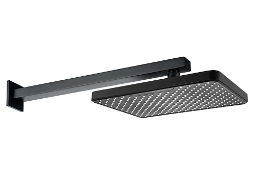 Верхний душ Aquatek AQ2081MB черный матовый, встраиваемый Верхний душ Aquatek AQ2081MB черный матовый, встраиваемый