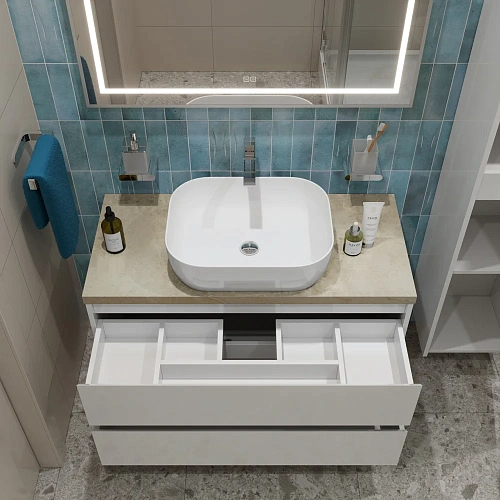 Тумба со столешницей и раковиной BelBagno KRAFT 80 kraft80bo-kepmco-1302-set подвесная KRAFT80BO-KEPMCO-1302-SET Тумба со столешницей и раковиной BelBagno KRAFT 80 kraft80bo-kepmco-1302-set подвесная KRAFT80BO-KEPMCO-1302-SET