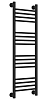 Полотенцесушитель водяной Сунержа Богема+ прямая 1000х300 31-0220-1030 Матовый черный