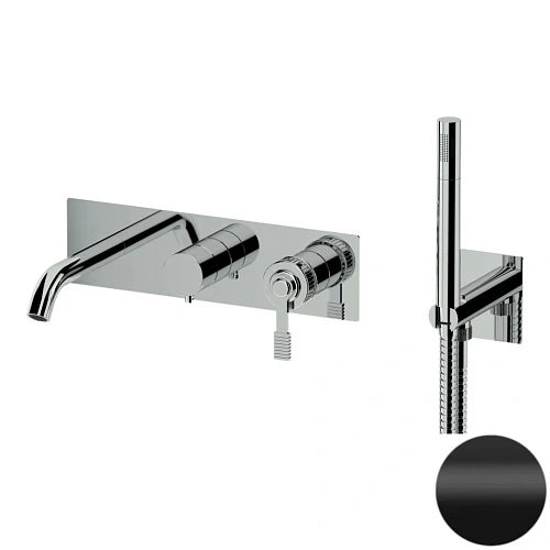 Смеситель для ванны Remer Atelier AL53D2WBNO, черный матовый Смеситель для ванны Remer Atelier AL53D2WBNO, черный матовый