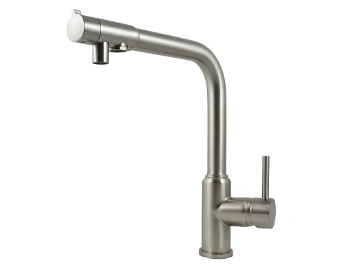 Смеситель для кухни Kaiser 13044-5 серебо с фильтром Барьер Эксперт Slim Классик. БР13044-5 Смеситель для кухни Kaiser 13044-5 серебо с фильтром Барьер Эксперт Slim Классик. БР13044-5