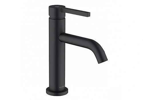 Смеситель для раковины Kludi NOVA FONTE Pura 202893915 черный матовый Смеситель для раковины Kludi NOVA FONTE Pura 202893915 черный матовый